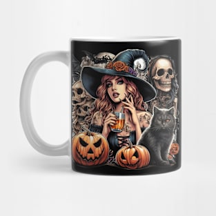 Pumpkin Witch Mug